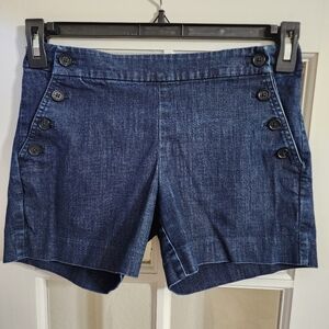 Banana Republic Chambray Sailo Sailor Shorts Blue Size 0